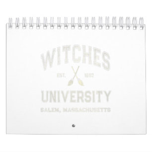 Witch Witches University Salem Massachusetts Wicca Calendar