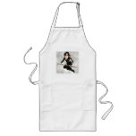 Witch with Broom  Long Apron