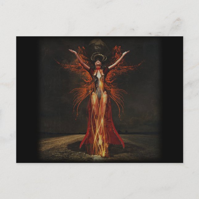 witch woman postcard (Front)