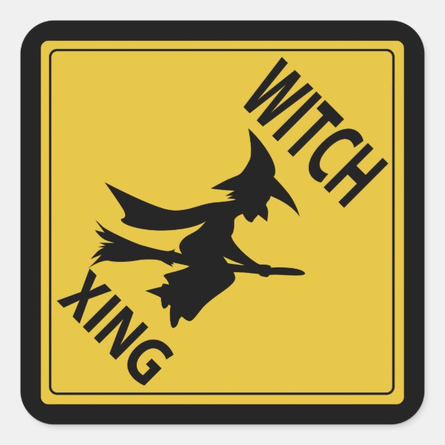 Witch Xing Square Sticker (Front)