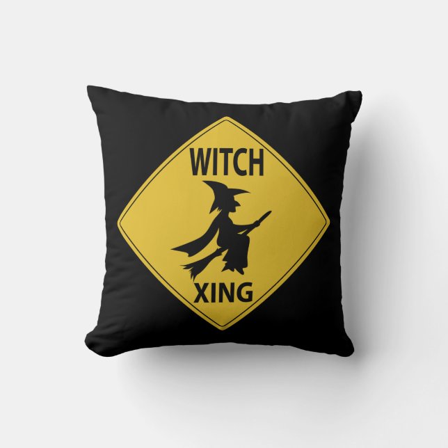 Witch Xing Throw Pillow (Front)