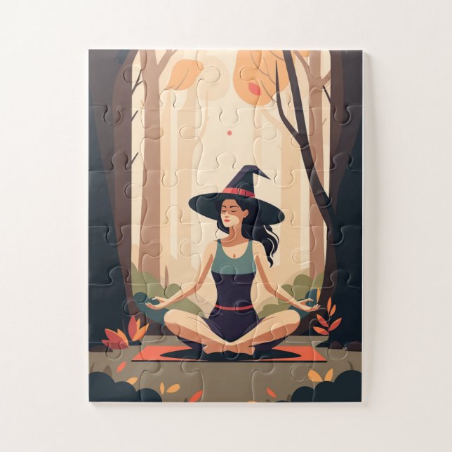 witch yoga puzzle  (Vertical)
