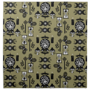 Witchcore Aesthetic Decor Cloth Napkin