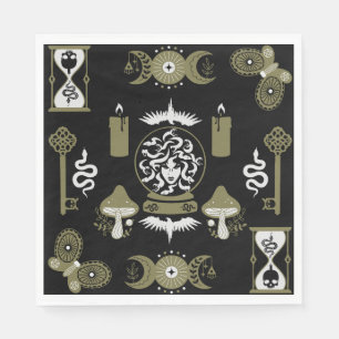 Witchcore Aesthetic Decor Napkins
