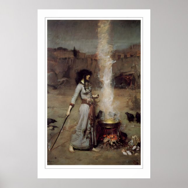 Witchcraft Art Print The Magic Circle by Jon (Front)