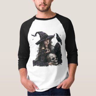 Witchcraft & Art Store sad skull ghost T-Shirt