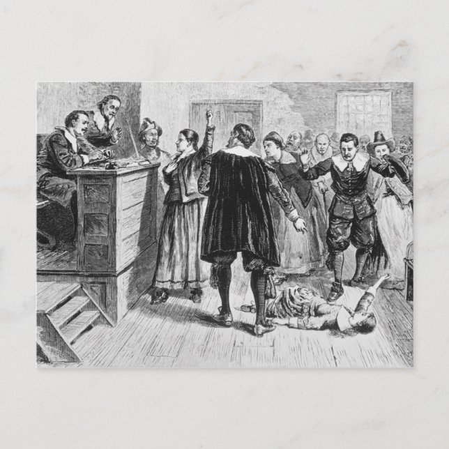 Witchcraft at Salem Village Postcard (Front)