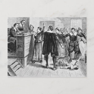 Witchcraft at Salem Village Postcard
