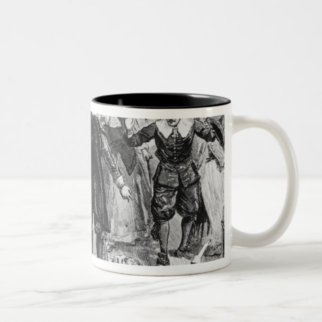 Witchcraft at Salem Village Two-Tone Coffee Mug (Right)