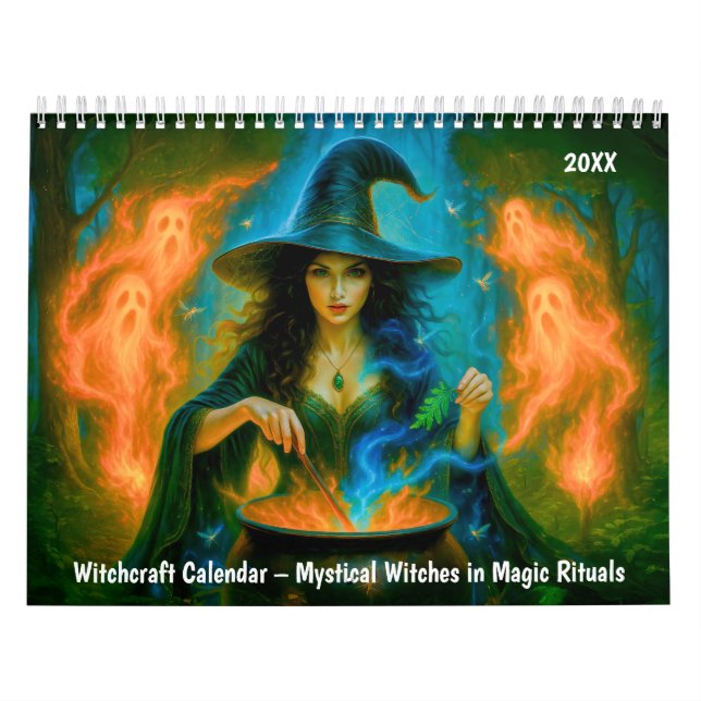 Witchcraft Calendar – Mystical Witches in Mag (Cover)