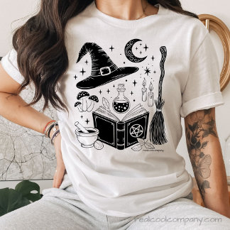 Witchcraft Halloween Bella Canva Tri-Blend Shirt