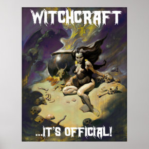 WITCHCRAFT It's Official! Art by Mike Hoffman Poster