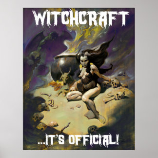 WITCHCRAFT It's Official! Art by Mike Hoffman Poster