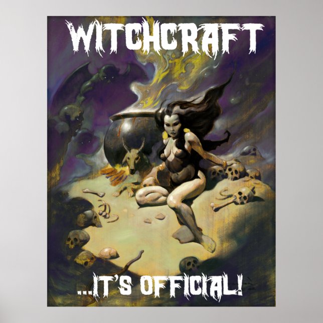 WITCHCRAFT  It's Official!  Art by Mike Hoffman Poster (Front)