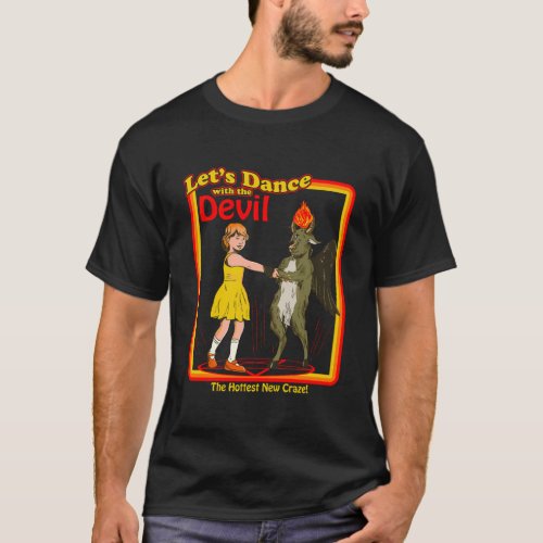 Witchcraft LetS Dance With The Devil Baphomet Sat T_Shirt