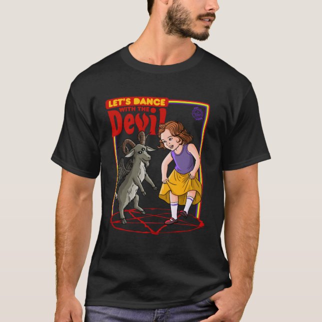 Witchcraft Let'S Dance With The Devil Satanic Baph T-Shirt (Front)