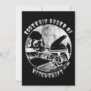 Witchcraft Magic Order Occult Witch Alchemist Invitation