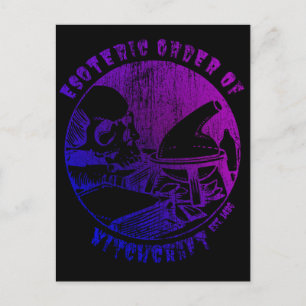 Witchcraft Magic Order Occult Witch Alchemist Postcard