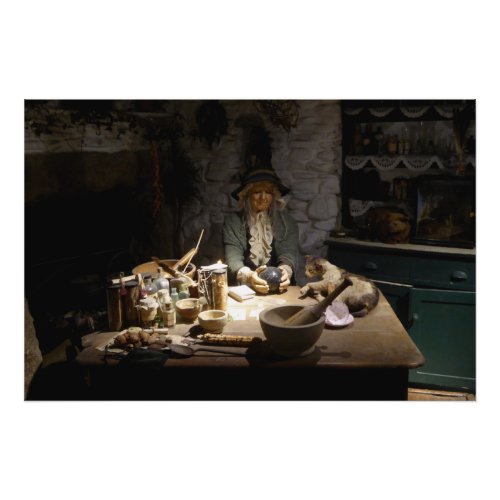 Witchcraft Museum display of a Witch Photo Print