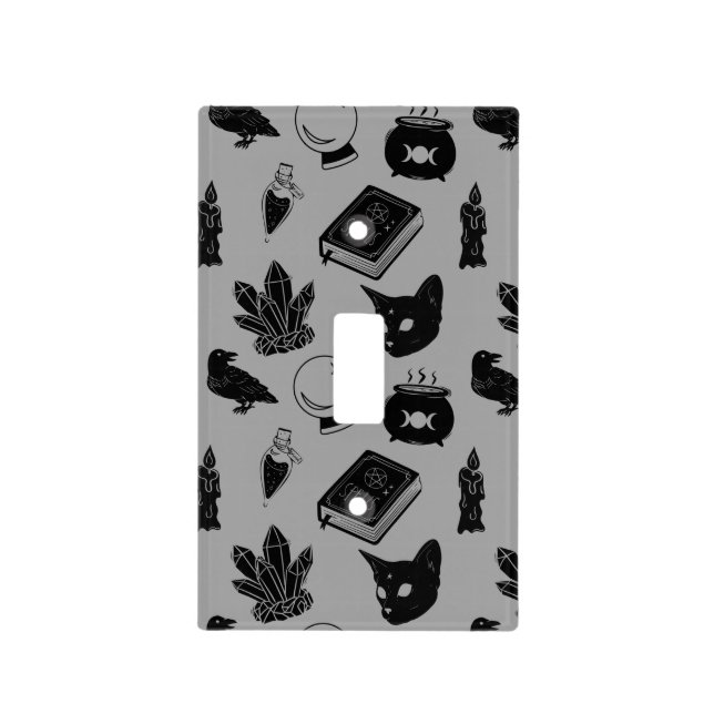 Witchcraft Pattern I Light Switch Cover (Front)