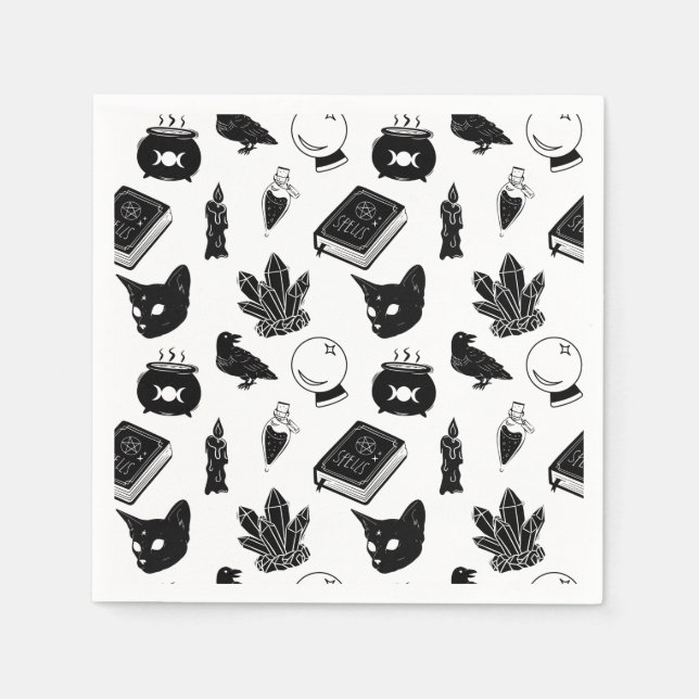 Witchcraft Pattern I Napkins (Front)