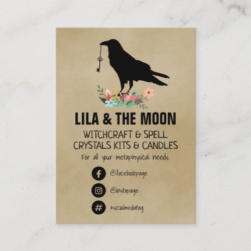 Witchcraft Product List Business Card