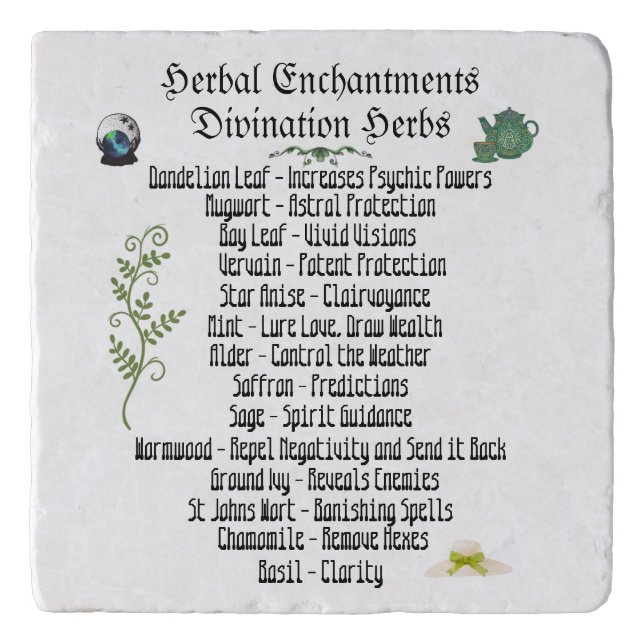Witchcraft Psychic Spiritual Stone Trivet (Front)