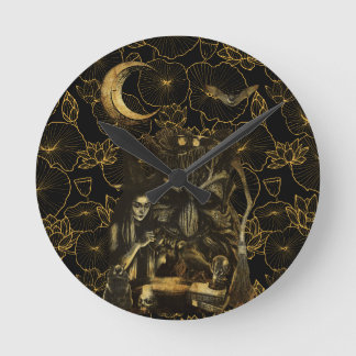 witchcraft round clock