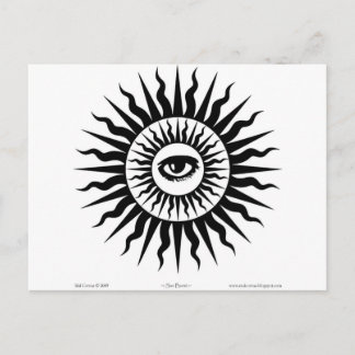 Witchcraft: Sunburst: Eye Postcard