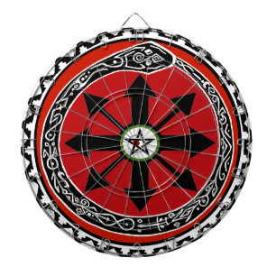 Witchcraft Symbol for Chaos Dartboard