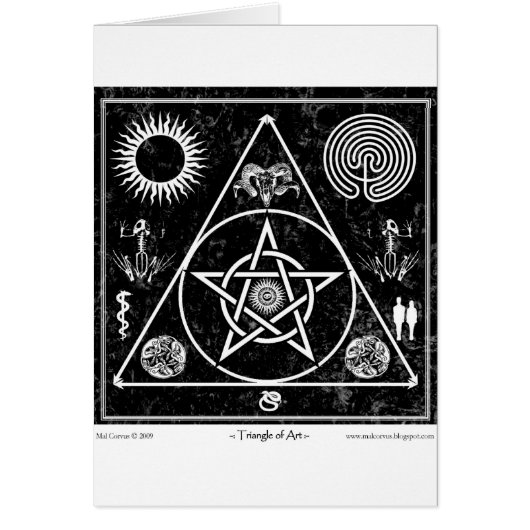 Witchcraft: The Triangle of Art Cards (Front)