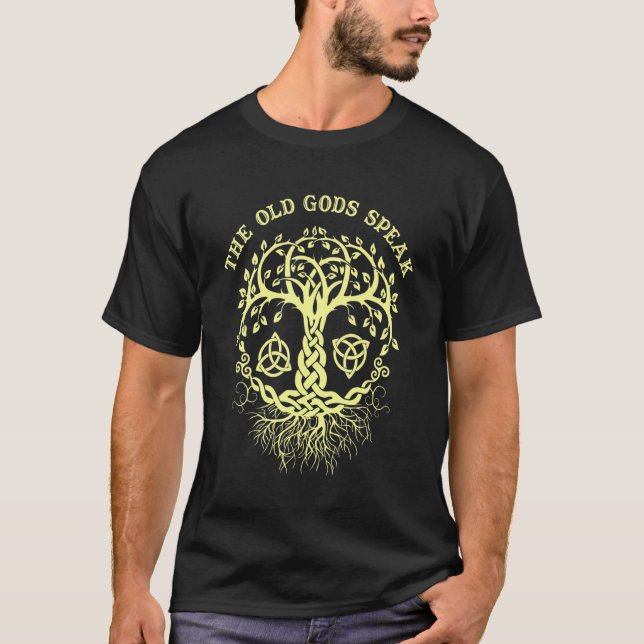 Witchcraft Wiccan Pagan Tree Of Life 6 T-Shirt (Front)