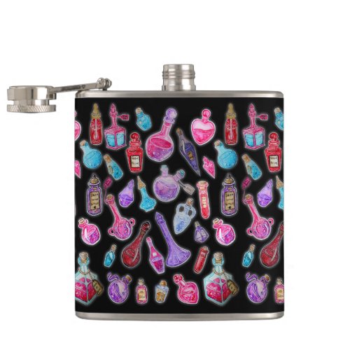 Witchcraft Witches Potions Flask