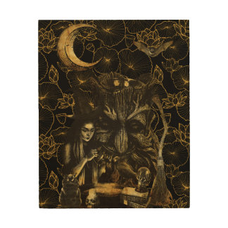 witchcraft wood wall art