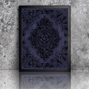 Witchery Flourish | Dusty Purple Fantasy Pentacle Tissue Paper