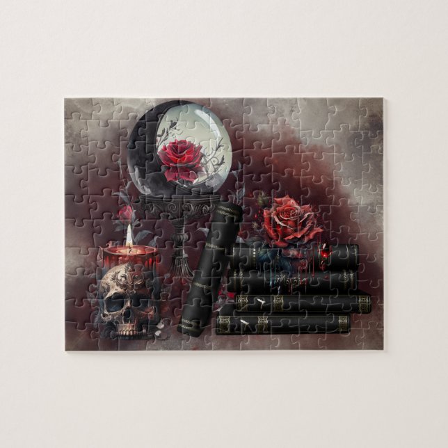 Witchery | Magic Items Spellbooks and Crystal Ball Jigsaw Puzzle (Horizontal)