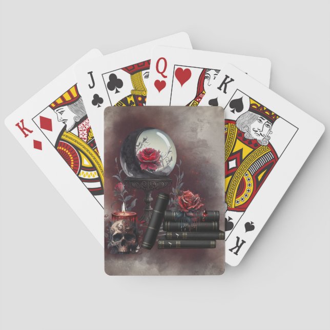 Witchery | Magic Items Spellbooks and Crystal Ball Poker Cards (Back)