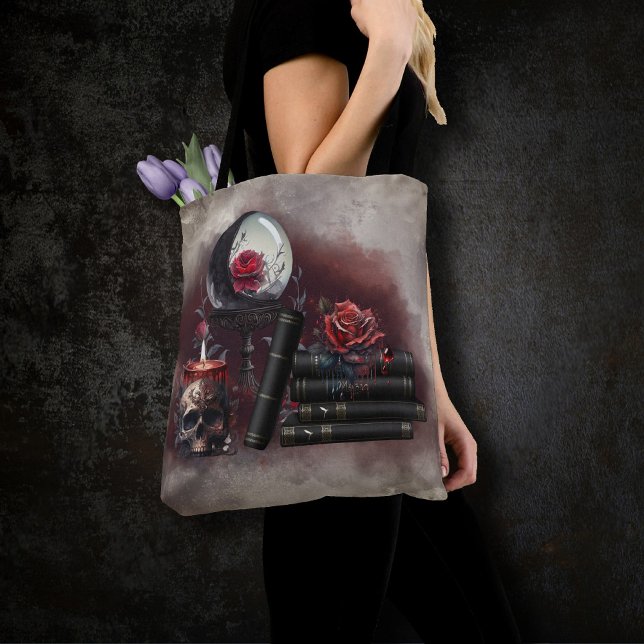 Witchery | Magic Items Spellbooks and Crystal Ball Tote Bag (Creator Uploaded)