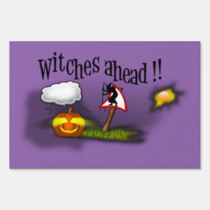 Witches Ahead Sign