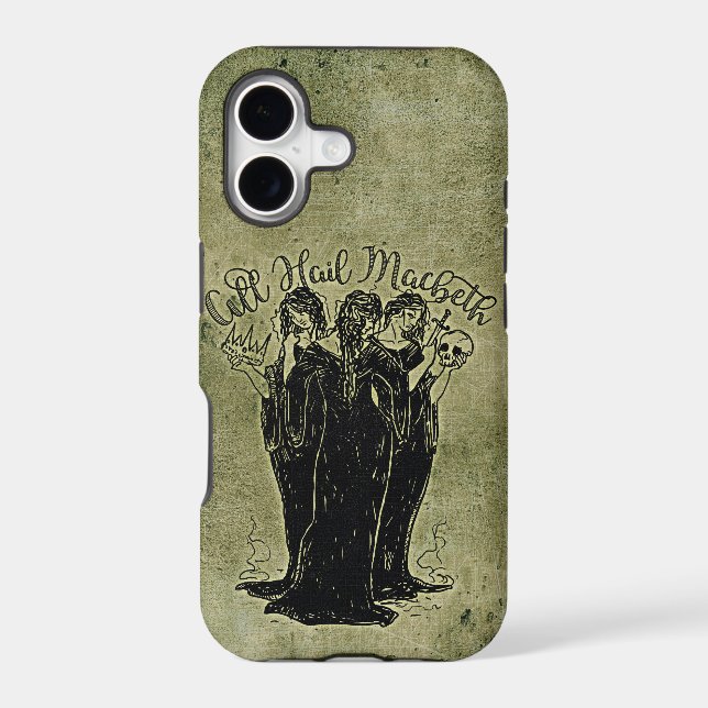 Witches All Hail Mabeth Case-Mate iPhone Case (Back)