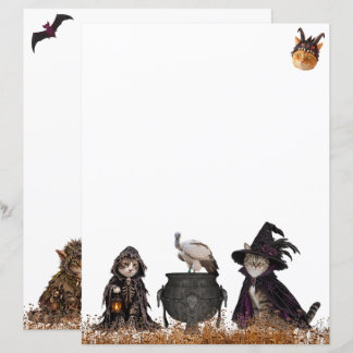 Witches and Goblins Kitty Cats Halloween