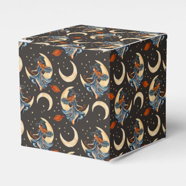 Witches and Moons Favor Boxes (Front Side)