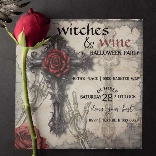 Witches and Wine Halloween Party