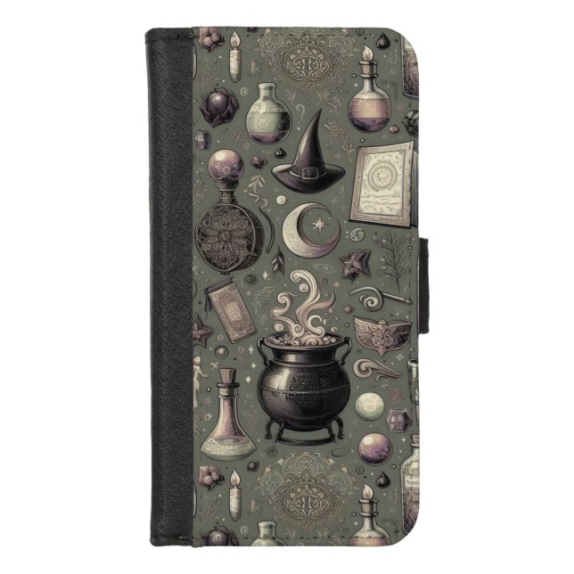 Witches Apothecary Wallet Case (Front)