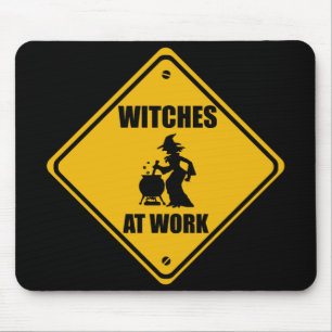 WITCHES AT WORK - Mousepad