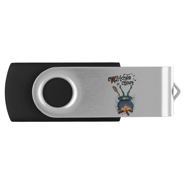 Witches Be Crazy Flash Drive (Front)