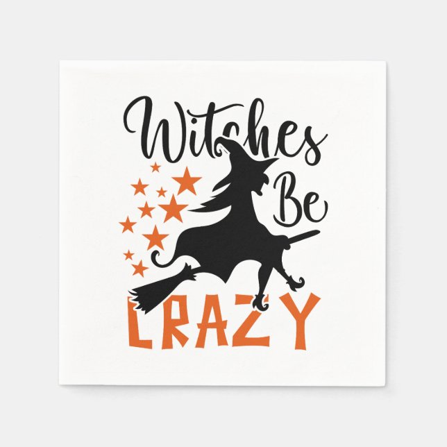 Witches Be Crazy  Napkins (Front)