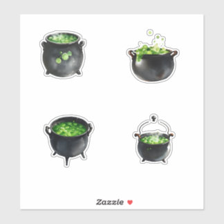 Witches Black Cauldron Sticker