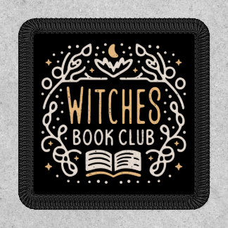 Witches book club witch magic reading group patch