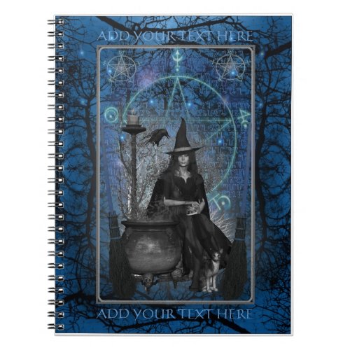 Witches Book of Shadows _ Notebook Blue